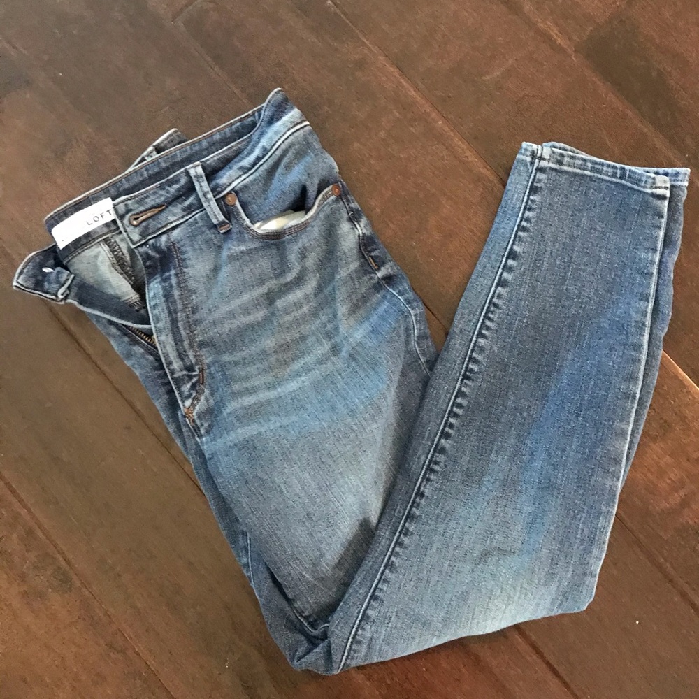 Loft petite skinny jeans
